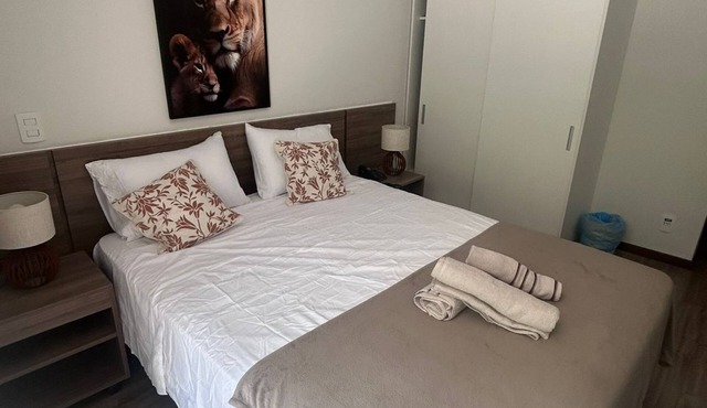 Charming hotel suite in beautiful Rio de Janeiro with AC, fitness room, WiFi