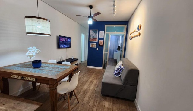 Charmoso apartamento perto da praia