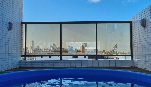 Cobertura Beira mar com Piscina e Churrasqueira Privativa