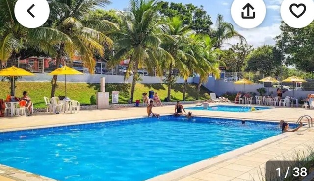 Comfortable apartment, in a closed condominium with complete leisure.