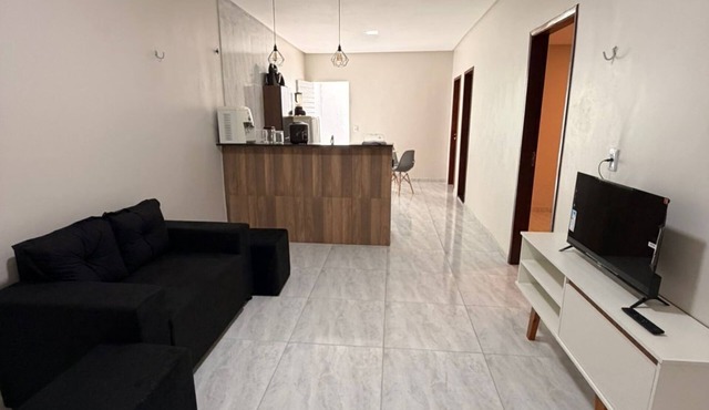 Comfortable, recently built 2-bedroom house with new furniture.