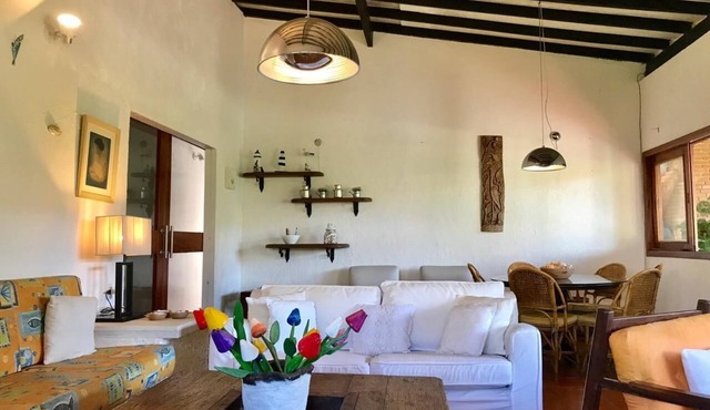 Comfortable house on a quiet beach.