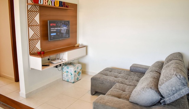 Complete apartment, balcony with sea view and barbecue Wi-fi, 2 parking spaces, 200m from the beach