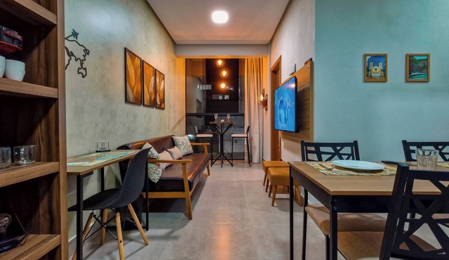 Complete Apartment in the Center with Air Conditioning, Towels, Bed Linens, Kitchen and Garage