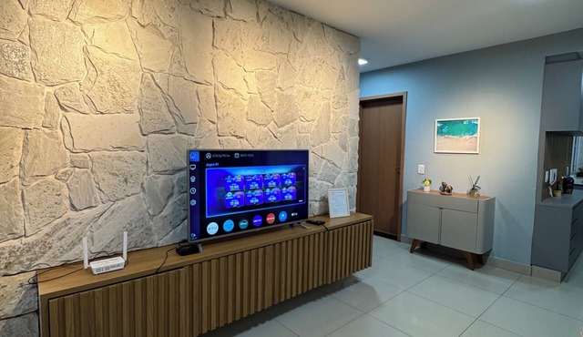 Complete apartment with 2 bedrooms and 4 beds.