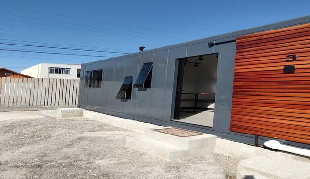 Complete 18 m² studio in a container with thermal insulation, excellent location