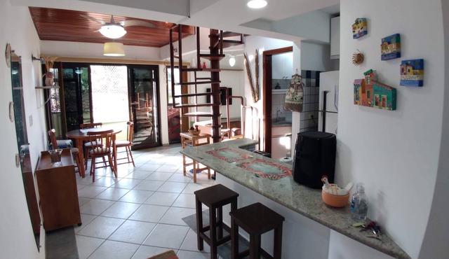 Complete Duplex Apartment with Swimming Pool on the Itaguá Waterfront in Ubatuba