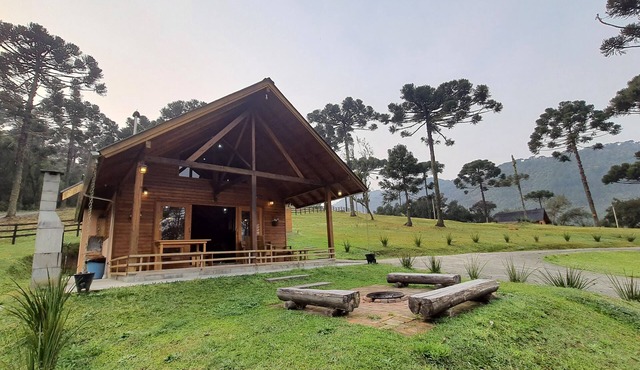 Cozy Country House and Cabin for Family Quinta do Vale in Urubici-SC