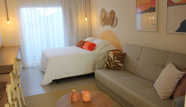 Cozy Studio in Gated Community with Pool in Peruíbe