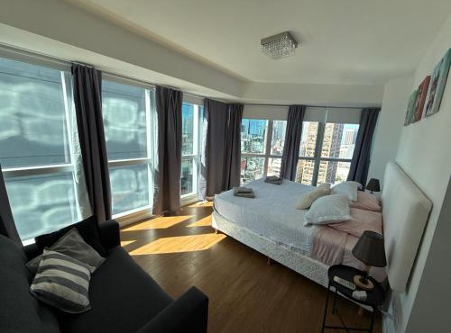 Departamento Premium en la famosa Torre Bellini, en el centro, con piscina, jacuzzi, gimnasio y vista increible a la ciudad de Buenos Aires, capacidad máxima 5 personas