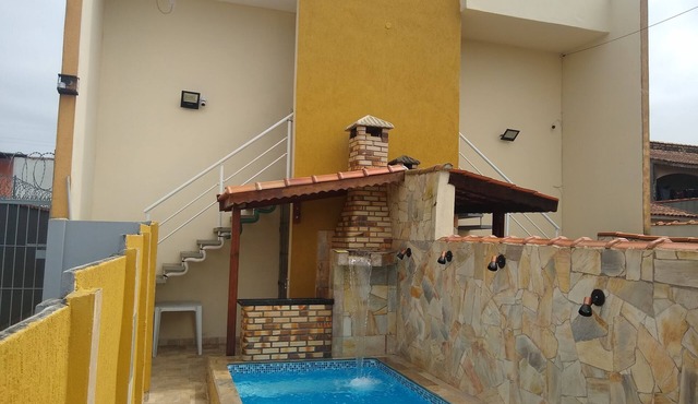 Detached House with 30° Heated Pool on Itanhaém Beach Side
