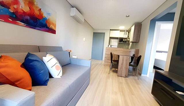 Dois quartos condomínio clube de luxo Sky com vaga