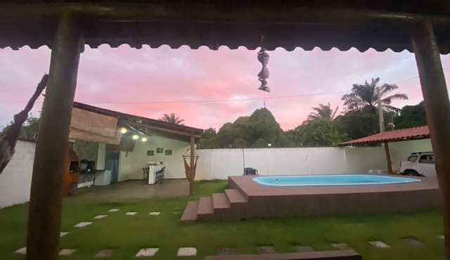 Dream house on Ilhéus-Itacare highway, km 26, with pool and lagoon.