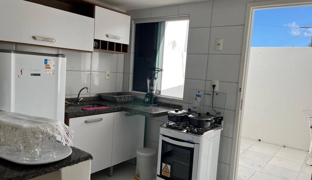 Duplex in Barra de São Miguel, 50m from Conchas beach.