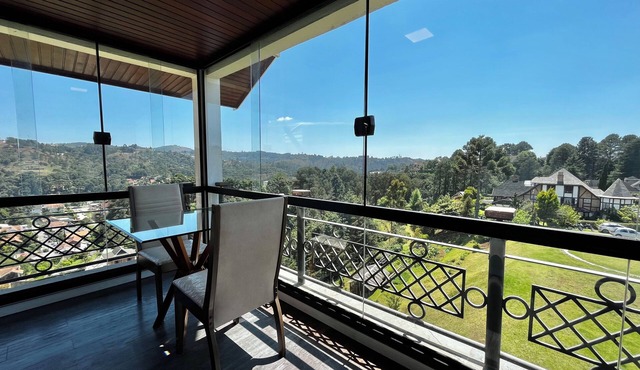 Duplex apartment with excellent view | 1.2 km from Capivari