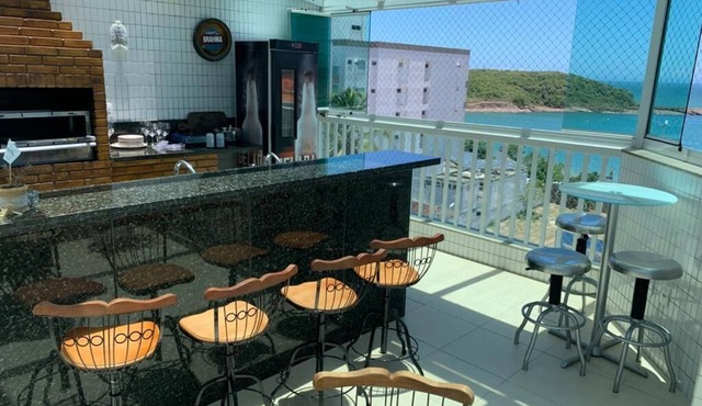 Duplex Penthouse with View of Bacutia Beach, with Jacuzzi, 3 Parking Spaces