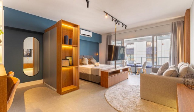 Easy Star - Landing - Studios em condominio completo com vaga e manobrista