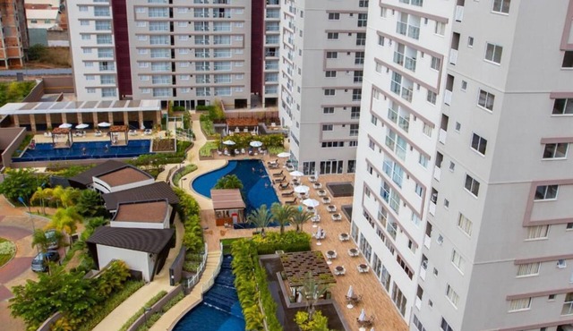 EVIAN CALDAS NEWS. COMFORTABLE APARTMENT WITH HOTEL SERVICES IN THE CENTER.