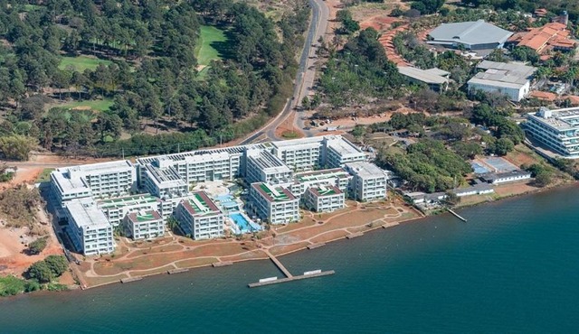 Excelente ap beira lago