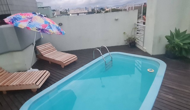 Excellent PENTHOUSE WITH POOL IN CANASVIEIRAS SC Brazil seasonal rental