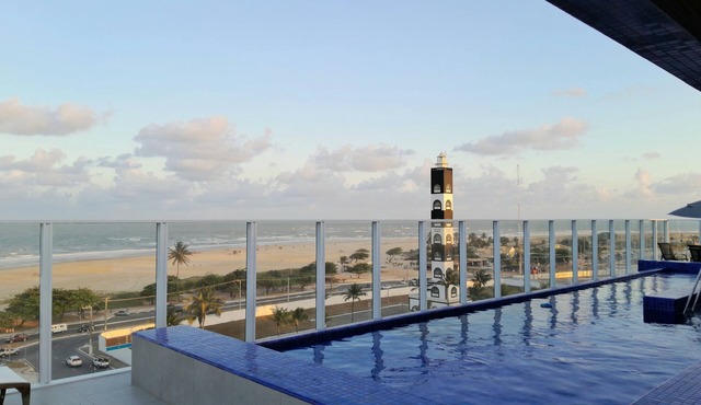 Facing the beach, all rooms with sea views and a swimming pool on the terrace