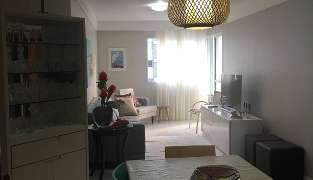 Finely decorated apartment with sea view in Peracanga Beach