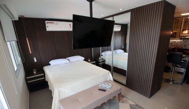 Flat 2211 - Downtown Guarulhos Apartment Bosque Maia - Wifi - Home Office - Vacancy