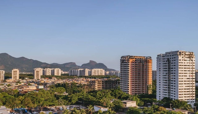 Flat aconchegante em condominio completo no RJ