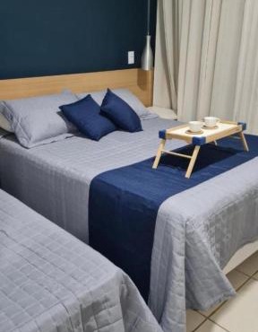 Flat Apart hotel Village D111 ao lado do Aldeia das aguas