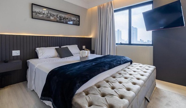 Flat em Hotel 4 estrelas a 10 min do Aeroporto GRU