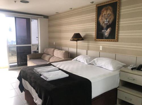Flat Hotel morador 1110 Suíte,Sofá,Varanda,Cozinha