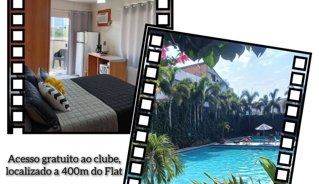 Flat in the Center INCLUDING day-use of club 400m from the building, excellent location