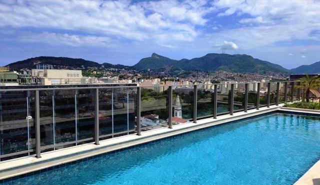 Flat Premium com piscina, Aeroporto SDU e Consulados