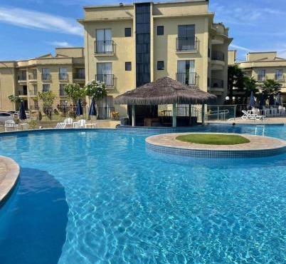 Flat Quartier Aldeia das aguas mobiliado frente a piscina primeiro andar