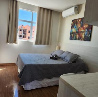 Flats da Junia 412 - custo x beneficio ótimo com ar, tv, frigobar