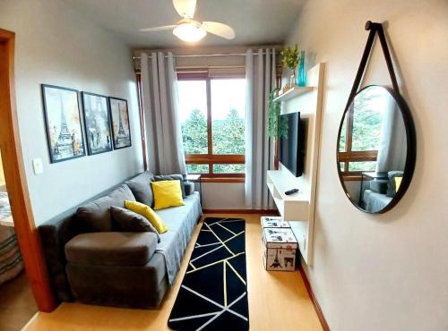 Follow Gramado - Apartment, walk everywhere! View! Smart TV! Air conditioning!