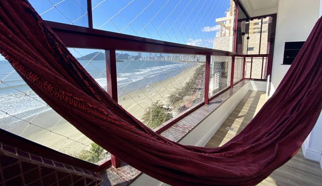 FRONT SEA! SACADA C / CHURRASQ; 4 ROOMS; 3 BATHROOMS; 2 VAGAS; AIR; WIFI