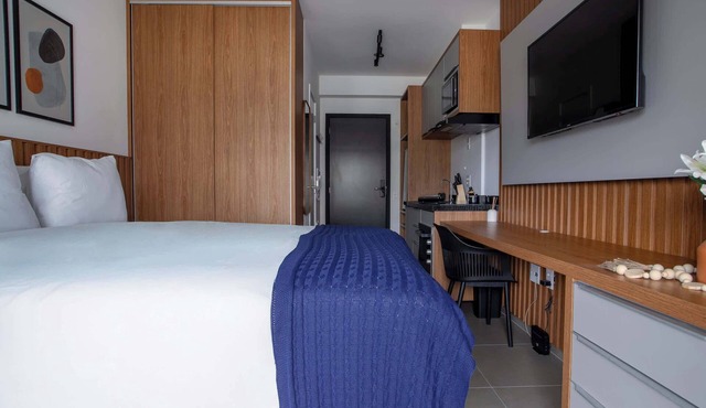 Furnished Studio in São Paulo with City Views