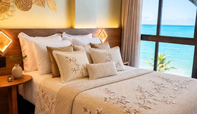 Get Sense 211 Flat, beachfront and beachfront building in Bessa.