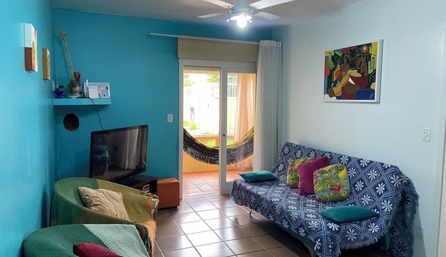 Ground floor apartment with garden view
