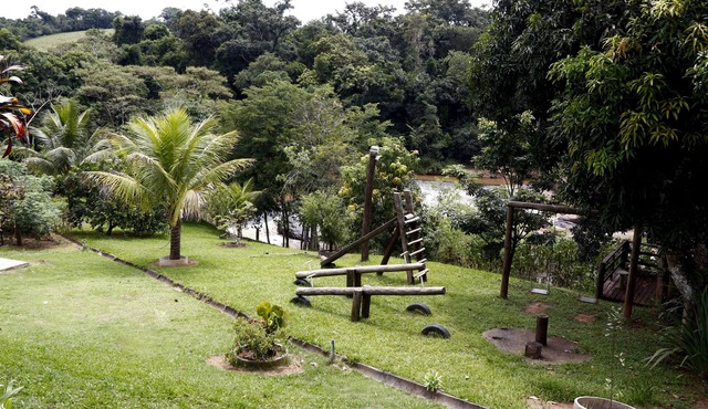 Heavenly place with heated pool, mini soccer field and waterfall view