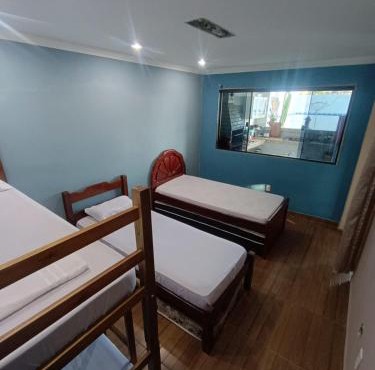 Hospedagem com espaço para festa