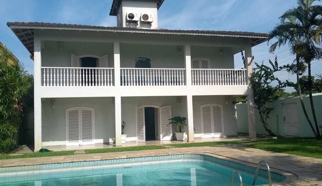 House 2 suites, swimming pool, barbecue, wi-fi - Mar Casado and Pernambuco Beach - Guaruja