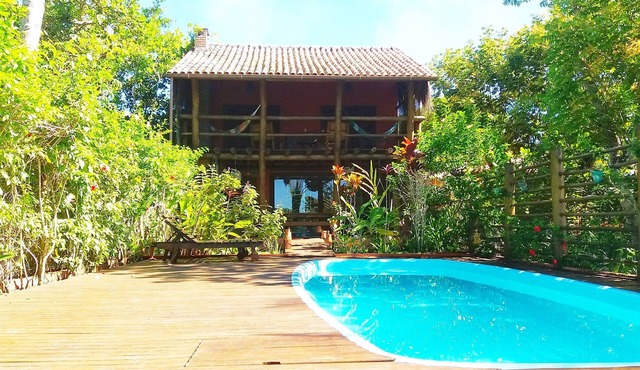 House 4 Coconut Trees, 16 Guests, Pool and 4 Suites in Itacaré - Bahia (Vacation Rentals)