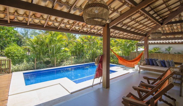 House 70 meters from the beach, sleeps 14 people.