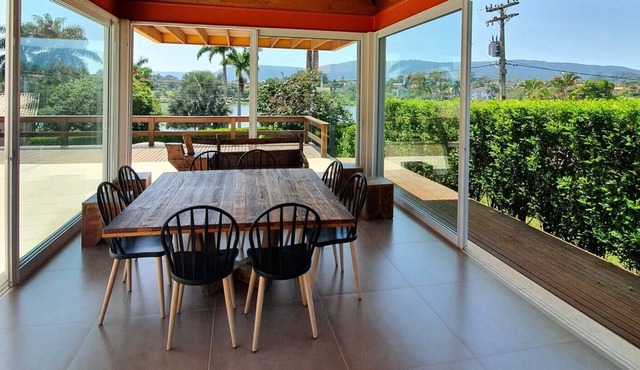 House in condominium with pool, barbecue, lake