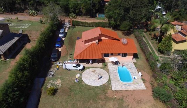 House in Ibiúna, located in the Rest Center Cocais condominium