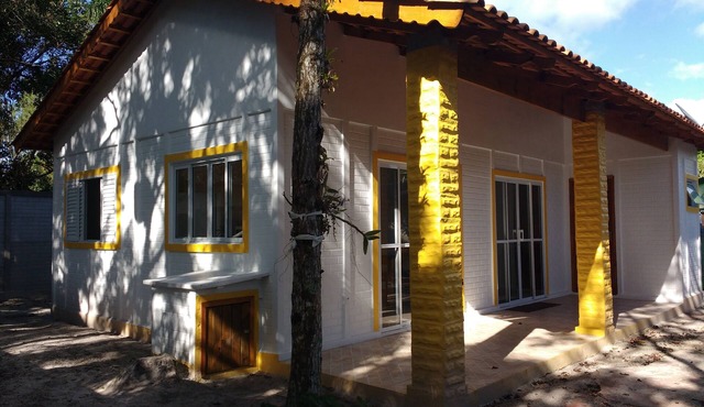 House in the middle of a protected area in a fishing village