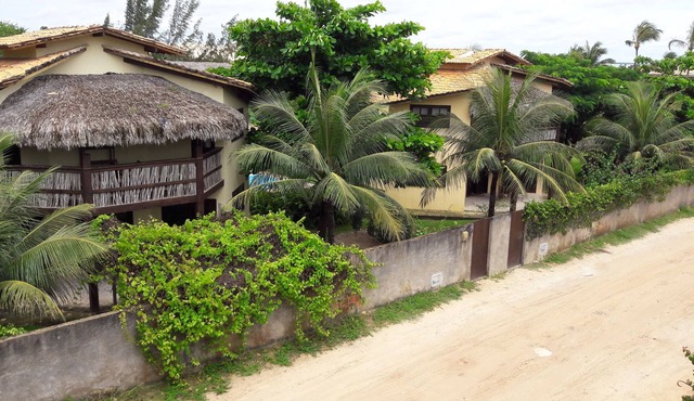 House on the beautiful Jericoacoara beach.