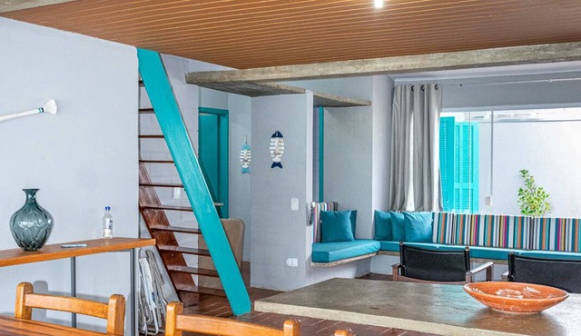 House with Pool and Barbecue 300m from the Beach in the best location in Ubatuba